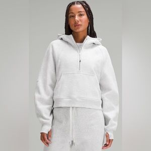 Lululemon athletic grey scuba hoody. XS/S.
